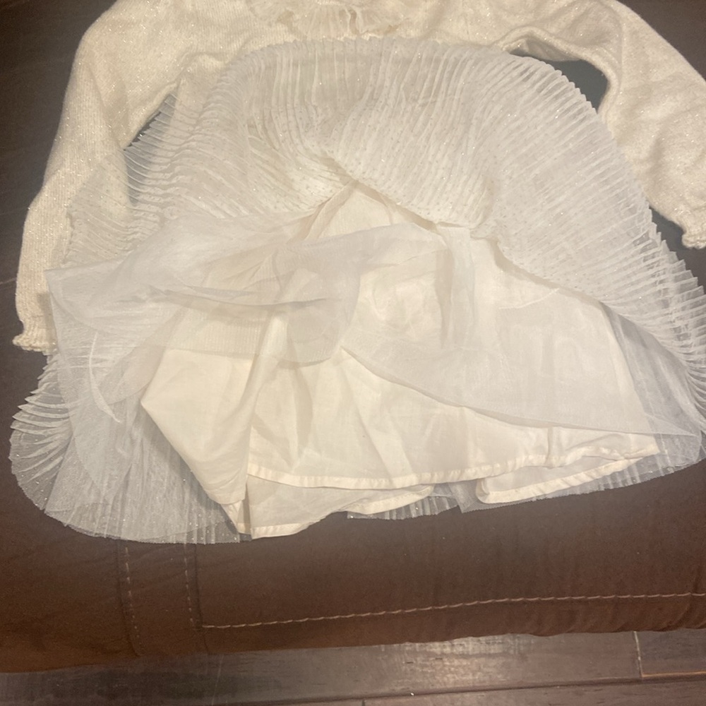 Elegant Cream Little Girl’s Dress - Picture 6 of 6